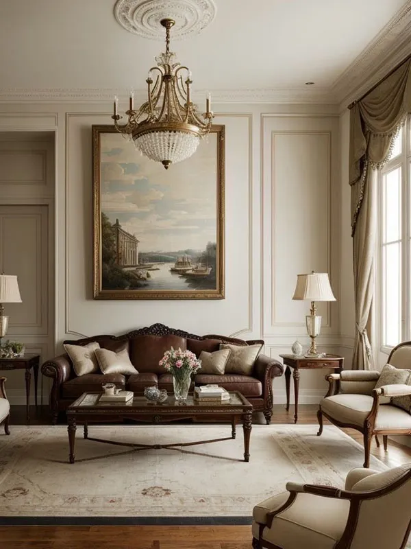 Classic style in home decoration 28