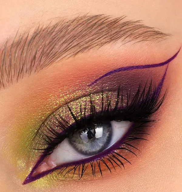 Color eye shadow model 16