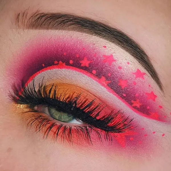Color eye shadow model 17
