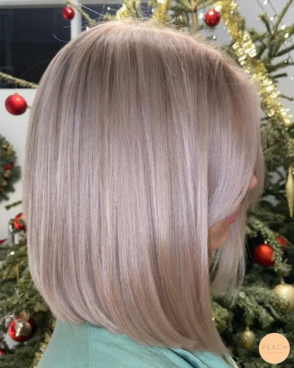 Cool beige hair color 15