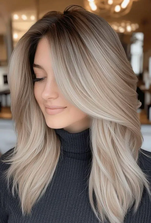 Cool beige hair color 2