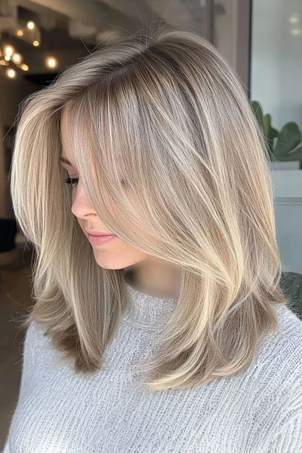 Cool beige hair color 21
