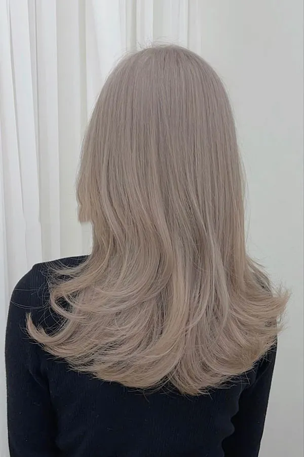 Cool beige hair color 7