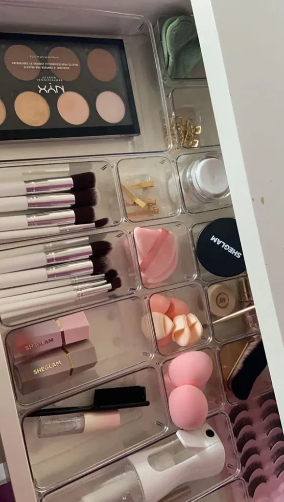 Cosmetic drawer organizer 2