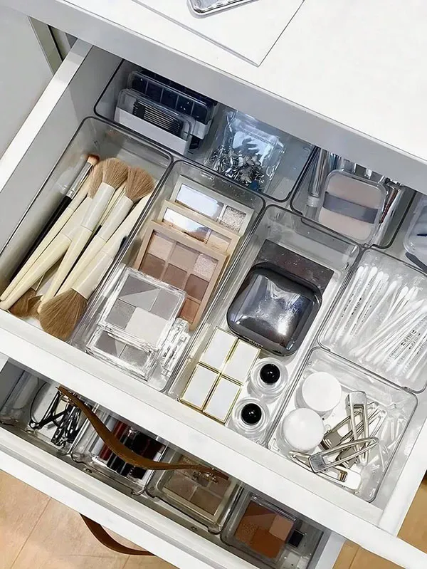 Cosmetic drawer organizer 6