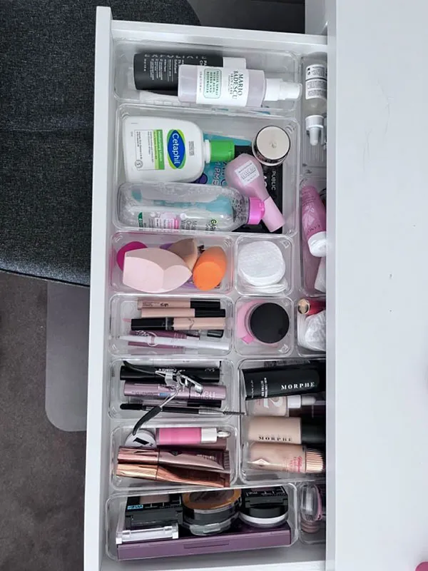 Cosmetic drawer organizer 9