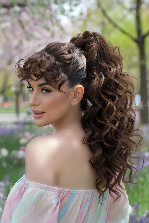 Curly hairstyle 1