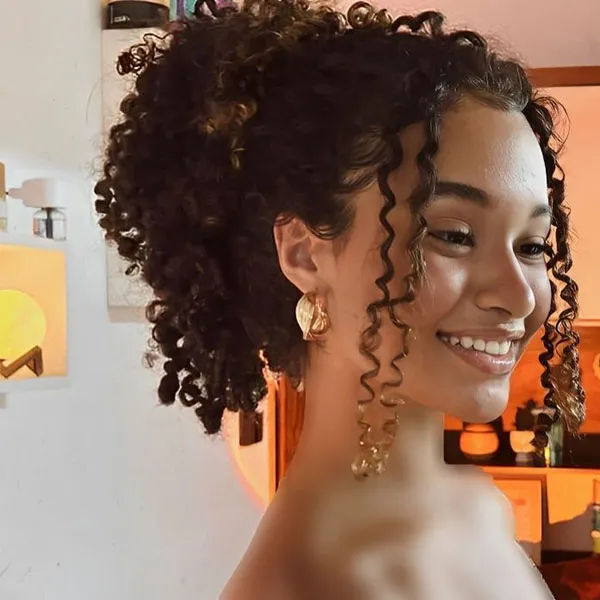 37 مدل مو فر جلو سر برای عروسی جدید؛ انتخاب محبوب بین دخترا ! 6 Curly hairstyle for the front of the head for a wedding 3