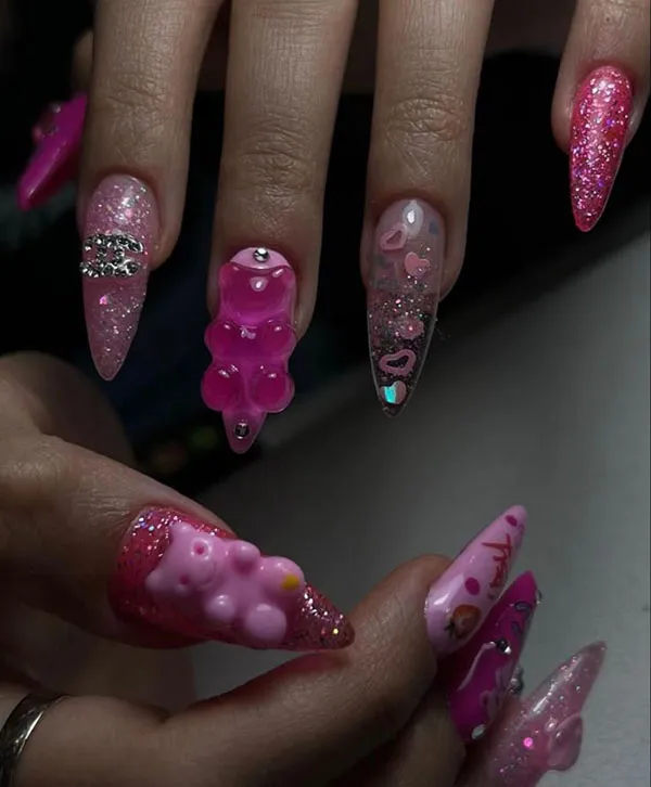 37 طرح ناخن پینترستی کیوت؛ ایدههایی که دل هر دختری رو میبره! 15 Cute Pinterest Nail Designs 12