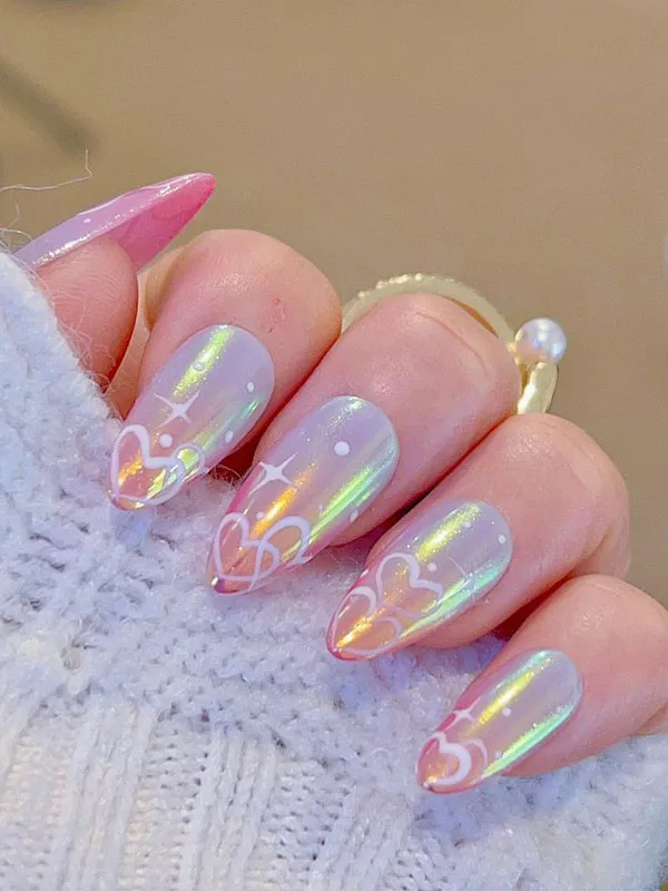 37 طرح ناخن پینترستی کیوت؛ ایدههایی که دل هر دختری رو میبره! 19 Cute Pinterest Nail Designs 14