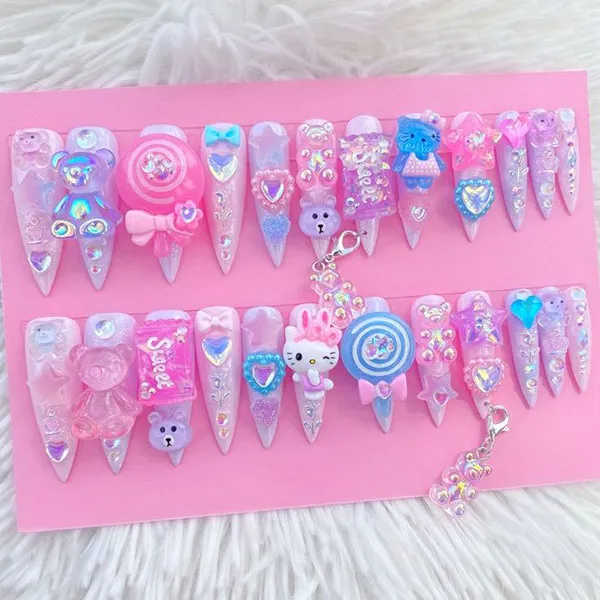 37 طرح ناخن پینترستی کیوت؛ ایدههایی که دل هر دختری رو میبره! 20 Cute Pinterest Nail Designs 16