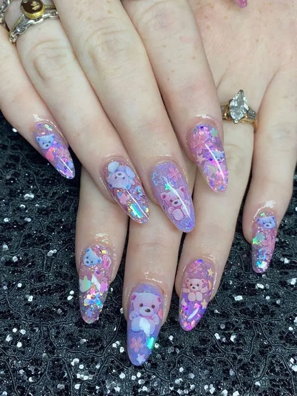 37 طرح ناخن پینترستی کیوت؛ ایدههایی که دل هر دختری رو میبره! 25 Cute Pinterest Nail Designs 21