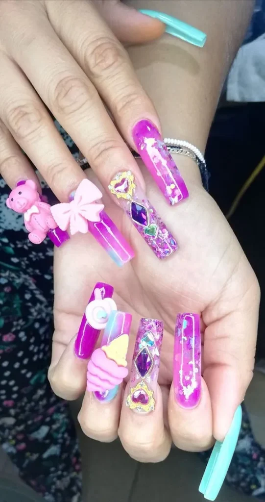 37 طرح ناخن پینترستی کیوت؛ ایدههایی که دل هر دختری رو میبره! 30 Cute Pinterest Nail Designs 25