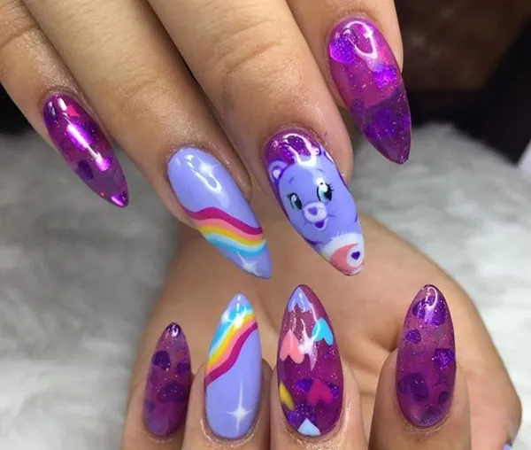 37 طرح ناخن پینترستی کیوت؛ ایدههایی که دل هر دختری رو میبره! 5 Cute Pinterest Nail Designs 3