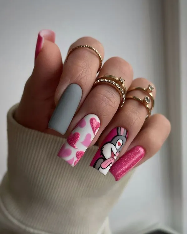 37 طرح ناخن پینترستی کیوت؛ ایدههایی که دل هر دختری رو میبره! 7 Cute Pinterest Nail Designs 4