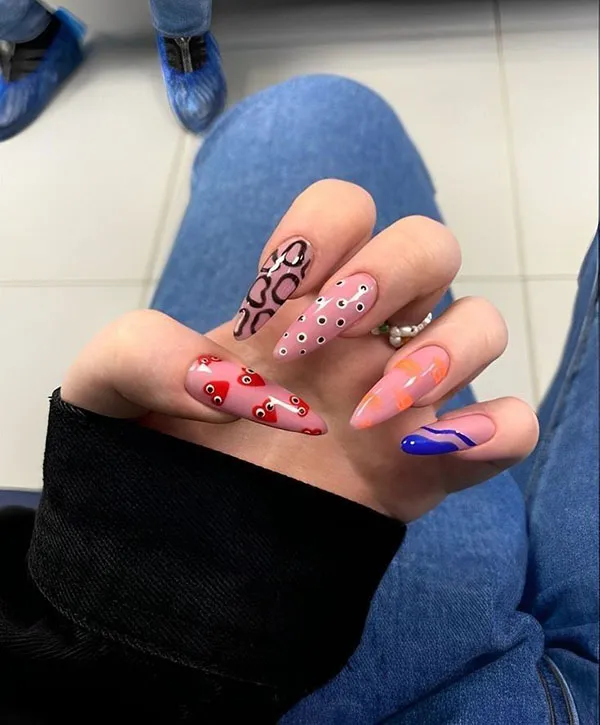 37 طرح ناخن پینترستی کیوت؛ ایدههایی که دل هر دختری رو میبره! 10 Cute Pinterest Nail Designs 7