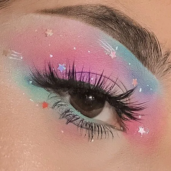 Cute fantasy girly eyeshadow 22