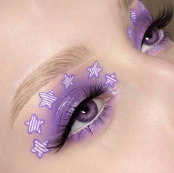 Cute fantasy girly eyeshadow 29