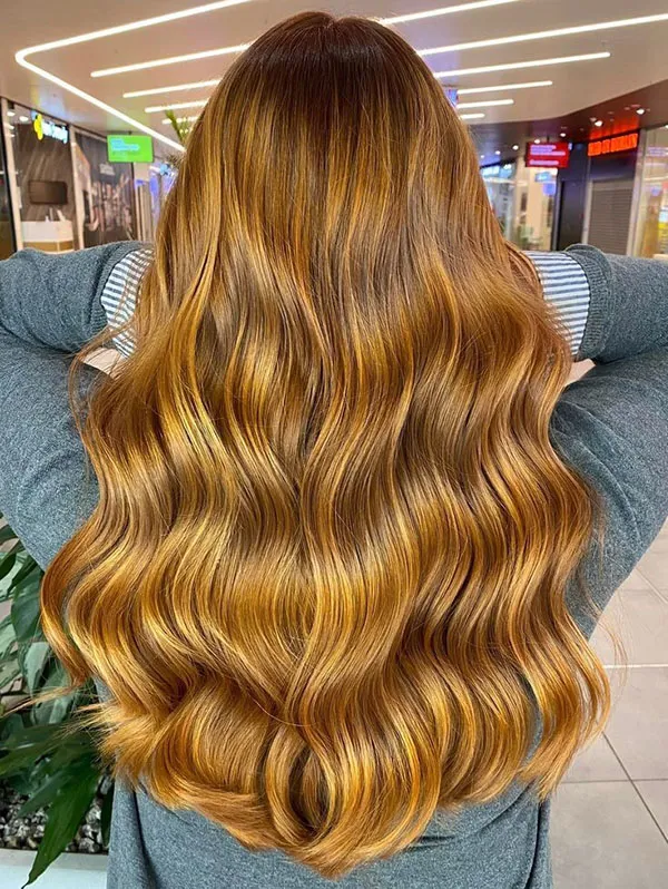 Dark golden hair color 18