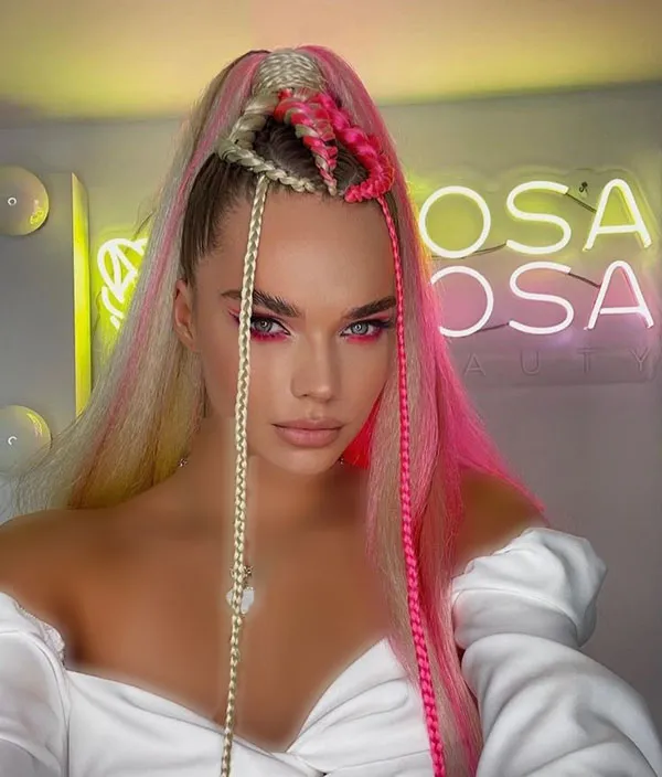 مدل بافت مو عروسکی جدید؛ ترند کیوت 2025 برای دخترای خوشسلیقه! 32 Doll hair texture 29