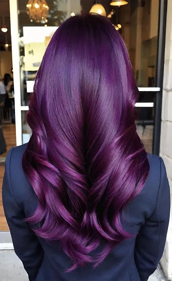 Eggplant hair color 16