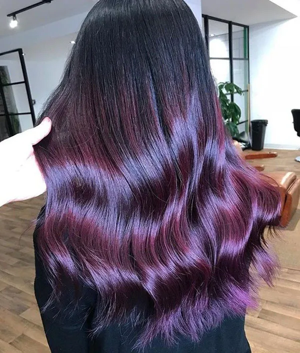 Eggplant hair color 20