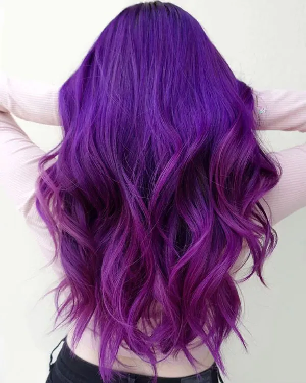 Eggplant hair color 21