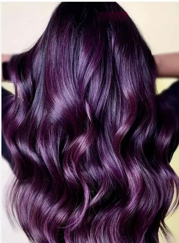 Eggplant hair color 22
