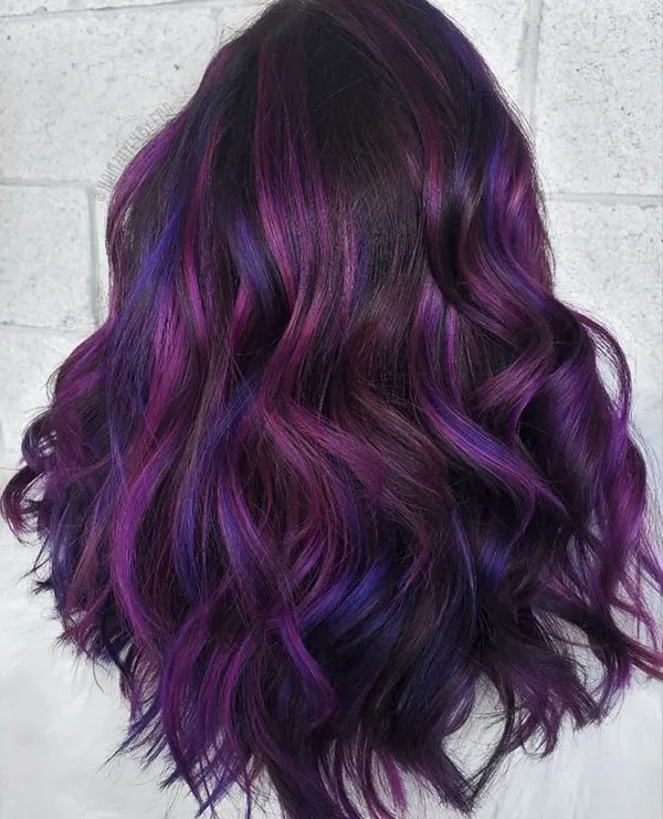 Eggplant hair color 24