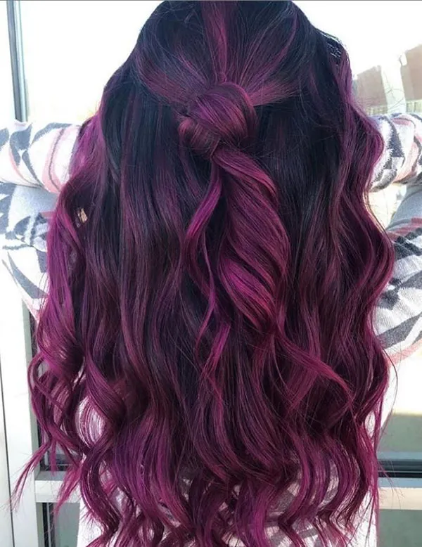 Eggplant hair color 26