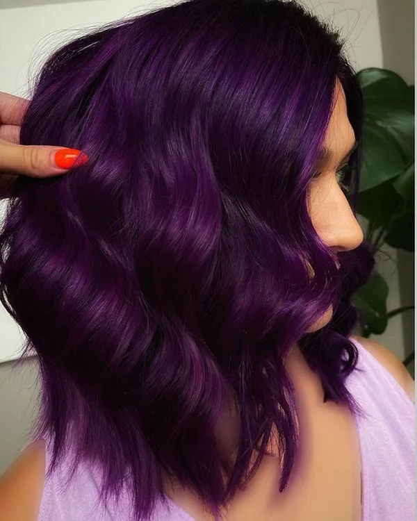 Eggplant hair color 6