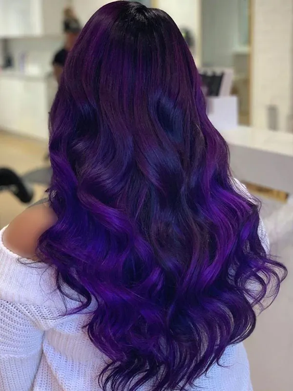 Eggplant hair color 7