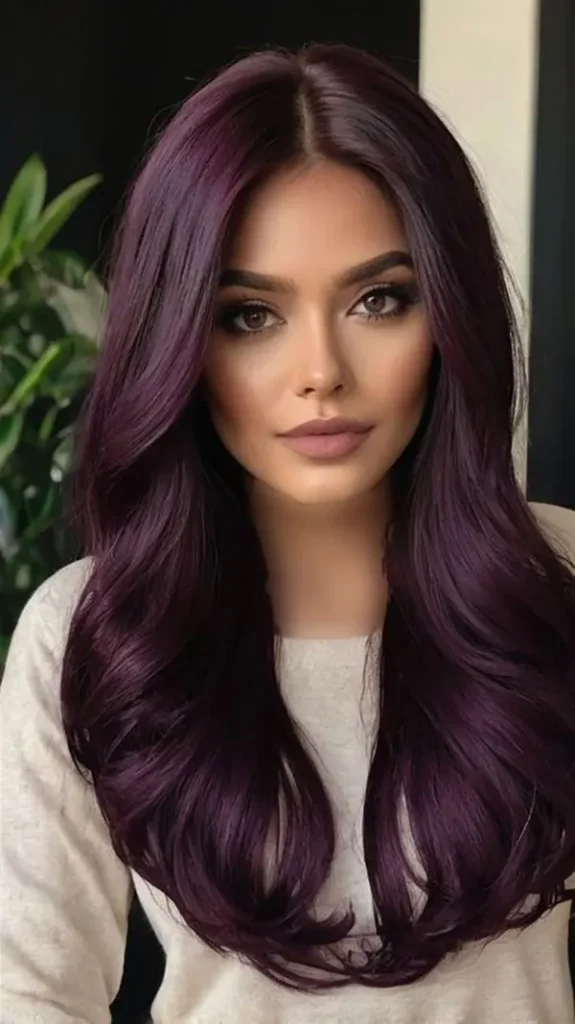Eggplant hair color 9