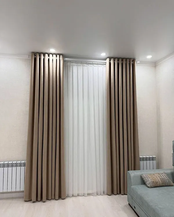 European minimalist curtain model 1