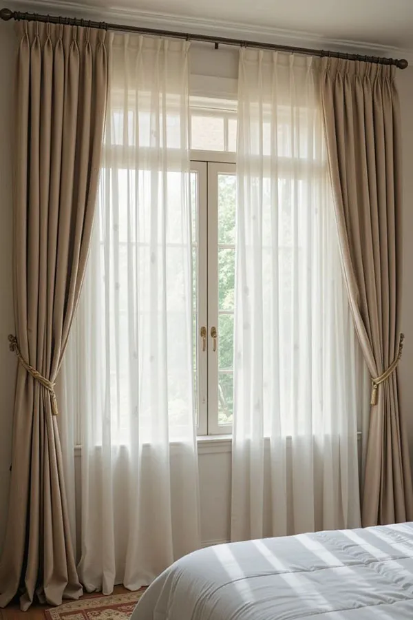 European minimalist curtain model 23