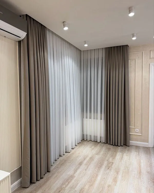 European minimalist curtain model 30