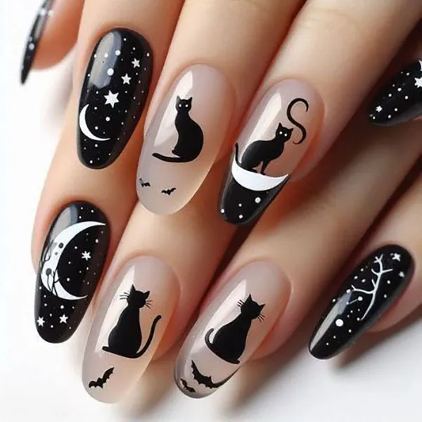 Fancy artificial nails 1