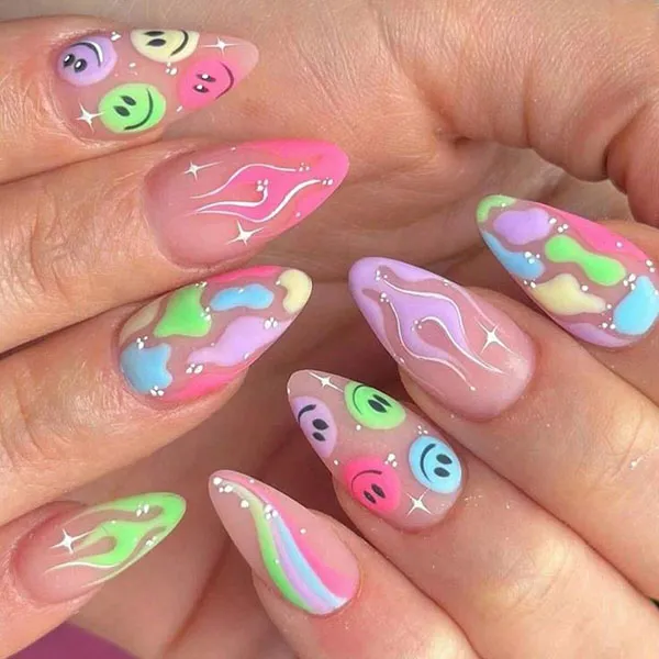 Fancy artificial nails 10