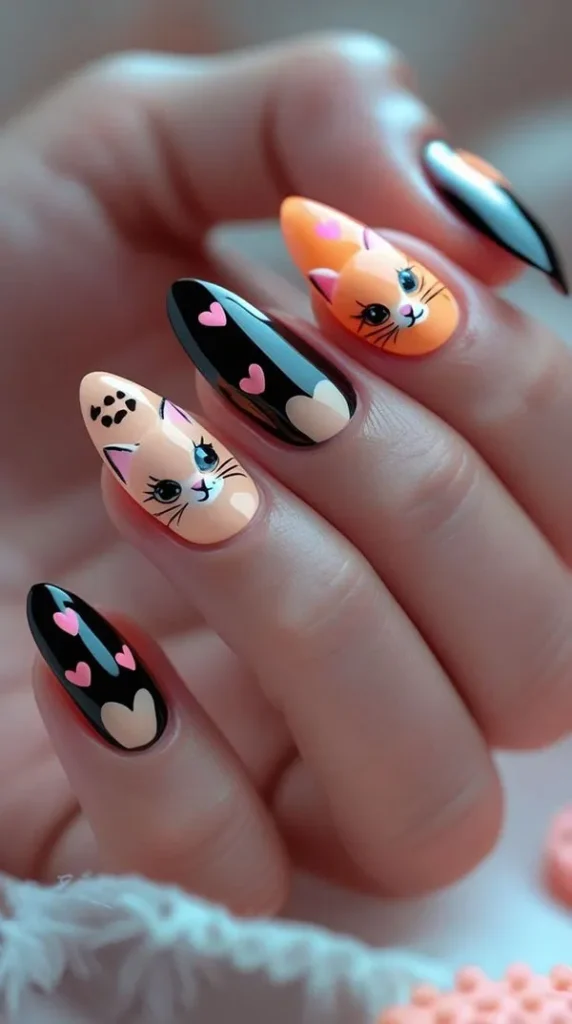 Fancy artificial nails 12