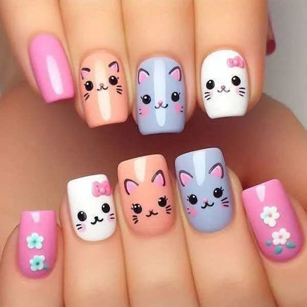 Fancy artificial nails 2