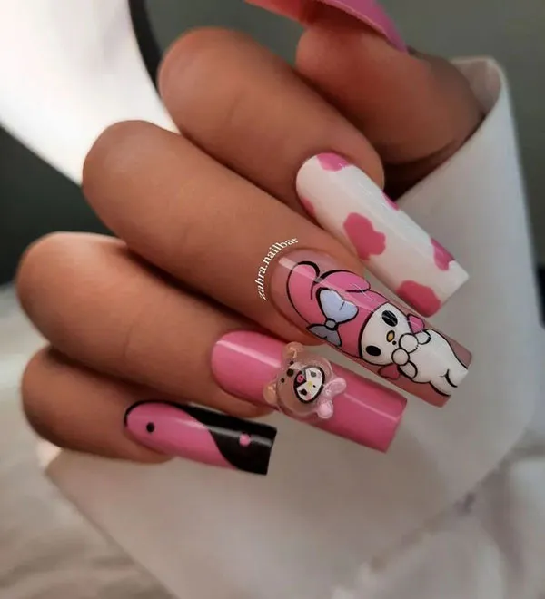 Fancy artificial nails 21
