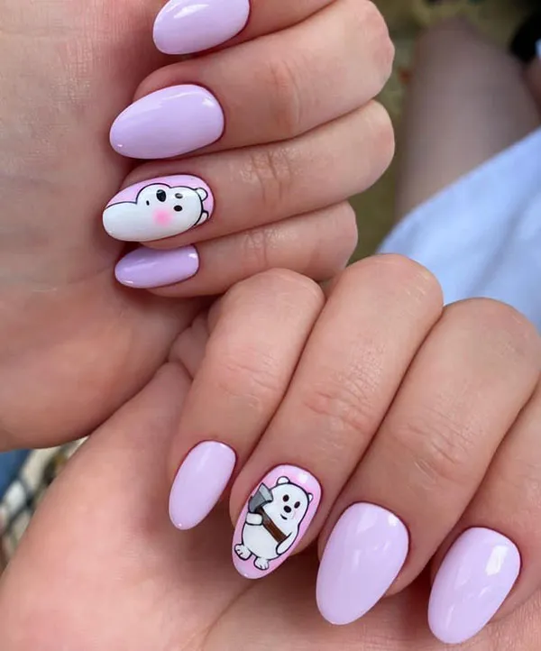 Fancy artificial nails 25