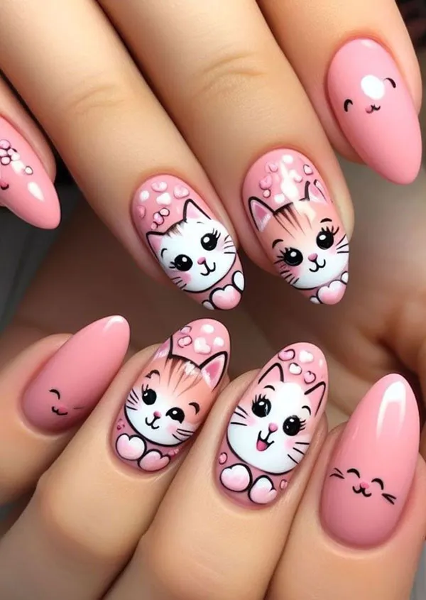 Fancy artificial nails 29