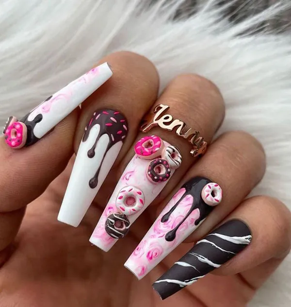 Fancy artificial nails 5