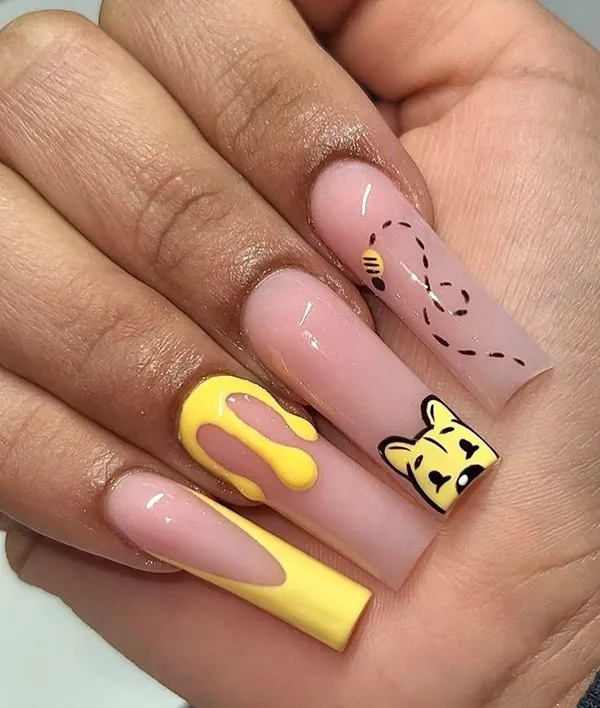 Fancy artificial nails 8