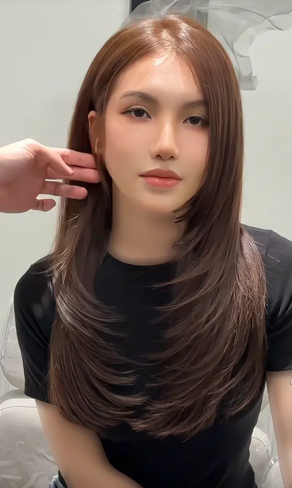 Farah ate the Lear hairstyle 25