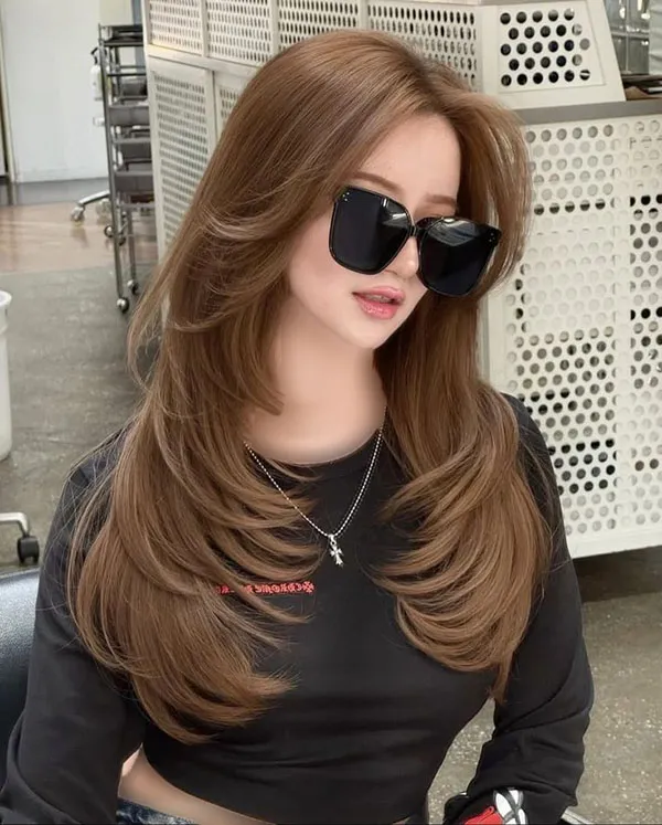 Farah ate the Lear hairstyle 29