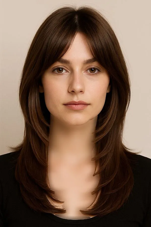 Farah ate the Lear hairstyle 31