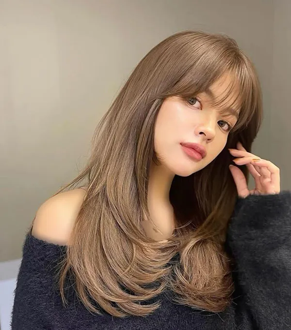 Farah ate the Lear hairstyle 9