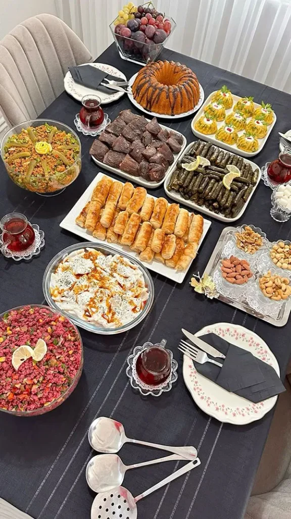 Finger food table arrangement 10